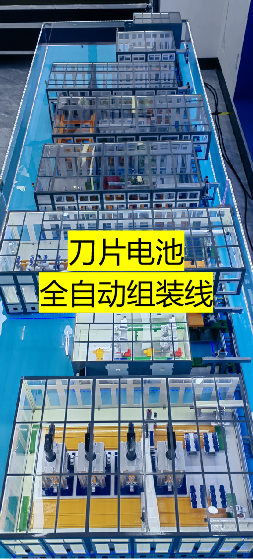 刀片電池線模型1